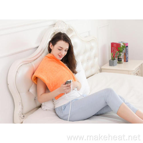 UL Approved Moist/Dry Heating Pad with LCD Display 8 Heat Settings 6 Timer Settings for Neck Shoulder Back